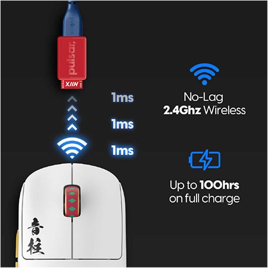 Pulsar X2 H Wireless Gaming Mouse Size 2 Uzui Tengen | Game Store